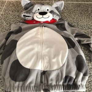 Carter fleece costume
